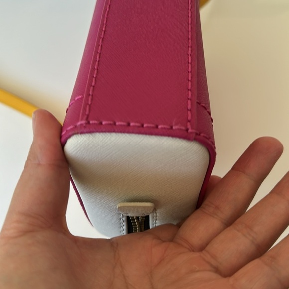 Marc Jacobs Playback Crossbody Bag Like New Tricolor Pink White and Yellow - Picture 6 of 8